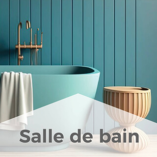Pot de peinture usage intérieur pour les pièces d'eau : salle de bain et cuisine